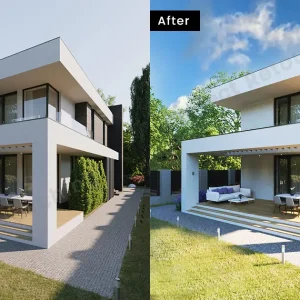 Edit real estate photos single or multiple exposure
